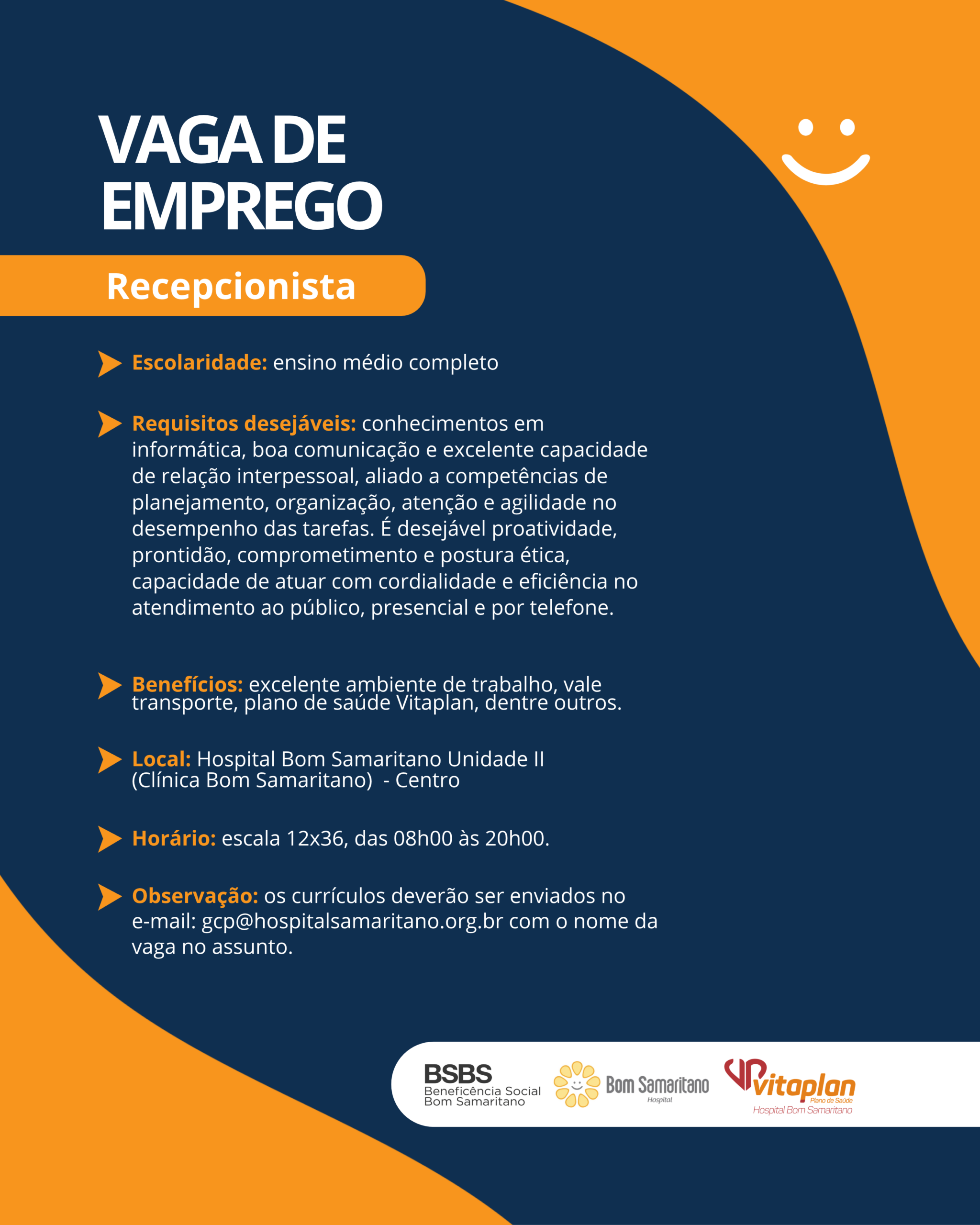 RECEPCIONISTA 12h36